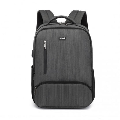 E1978 - Kono Multi Compartment Backpack with USB Connectivity