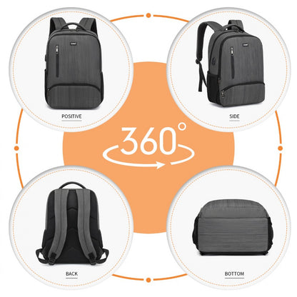Kono E1978 grey backpack – detail view 4