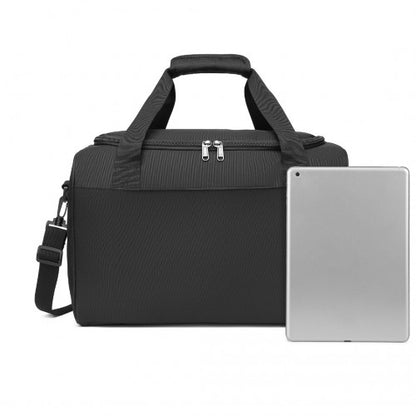 Kono E2016S black duffle bag – detail view 8