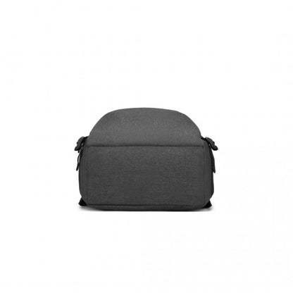 E6715 - Kono Business Laptop Backpack with USB Charging Port - Dark Grey