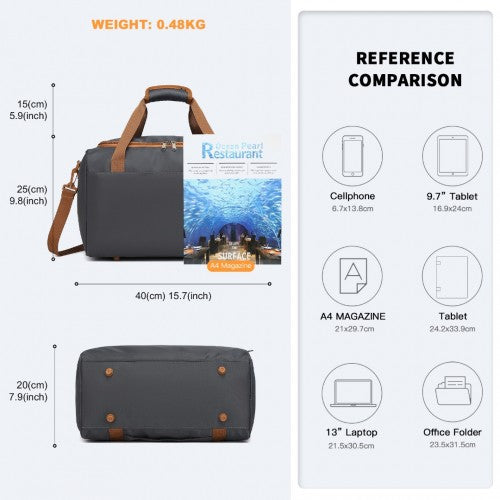 EA2321 - Kono Spacious Travel Storage Bag Handbag