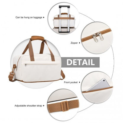 EA2369S - Kono Lightweight Water-Resistant Foldable Under Seat Travel Carry-on Duffel Bag Small