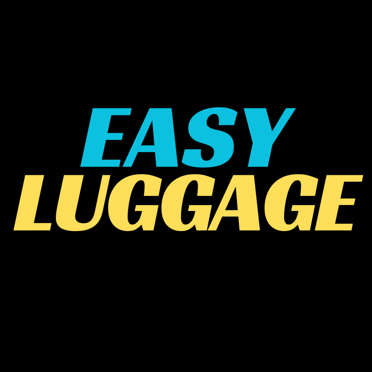 Logo Turquoise yellow Suitcase Easy Luggage