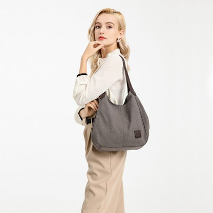 EB2040L - Kono Canvas Shoulder Tote Bag - Grey