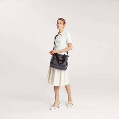 Kono EB2125 black crossbody bag – detail view 6