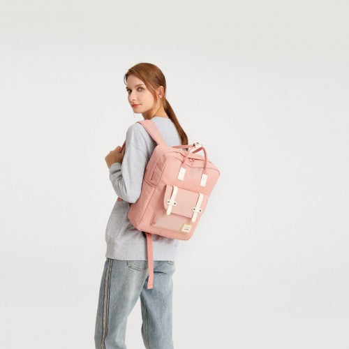 Kono EB2211 pink backpack – side view