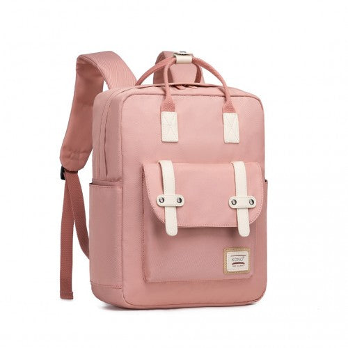 Kono EB2211 pink backpack – front view