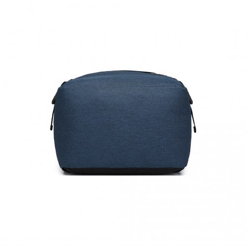 Kono EM2231M navy backpack – rear view