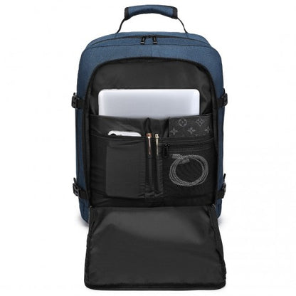 Kono EM2231M navy backpack – detail view 5
