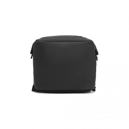 EM2334 - Kono PVC Coated Cabin Bag Carry On Travel Backpack For Under Seat - Black