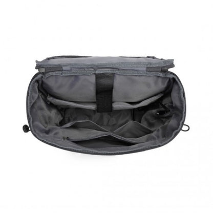 EQ2404 - Kono Advanced Leisure Backpack with Reflective Safety Features USB Charging and Dedicated Laptop Sleeve - Grey