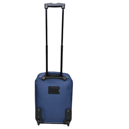 Eagle 2 Wheel Lightweight Expandable Suitcase - Travel Luggage Cabin Trolley Bag | Easy Luggage Navy - Easy Luggage