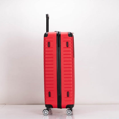 EAGLE Hexagon ABS Hard Shell 4 Wheels Red - Easy Luggage