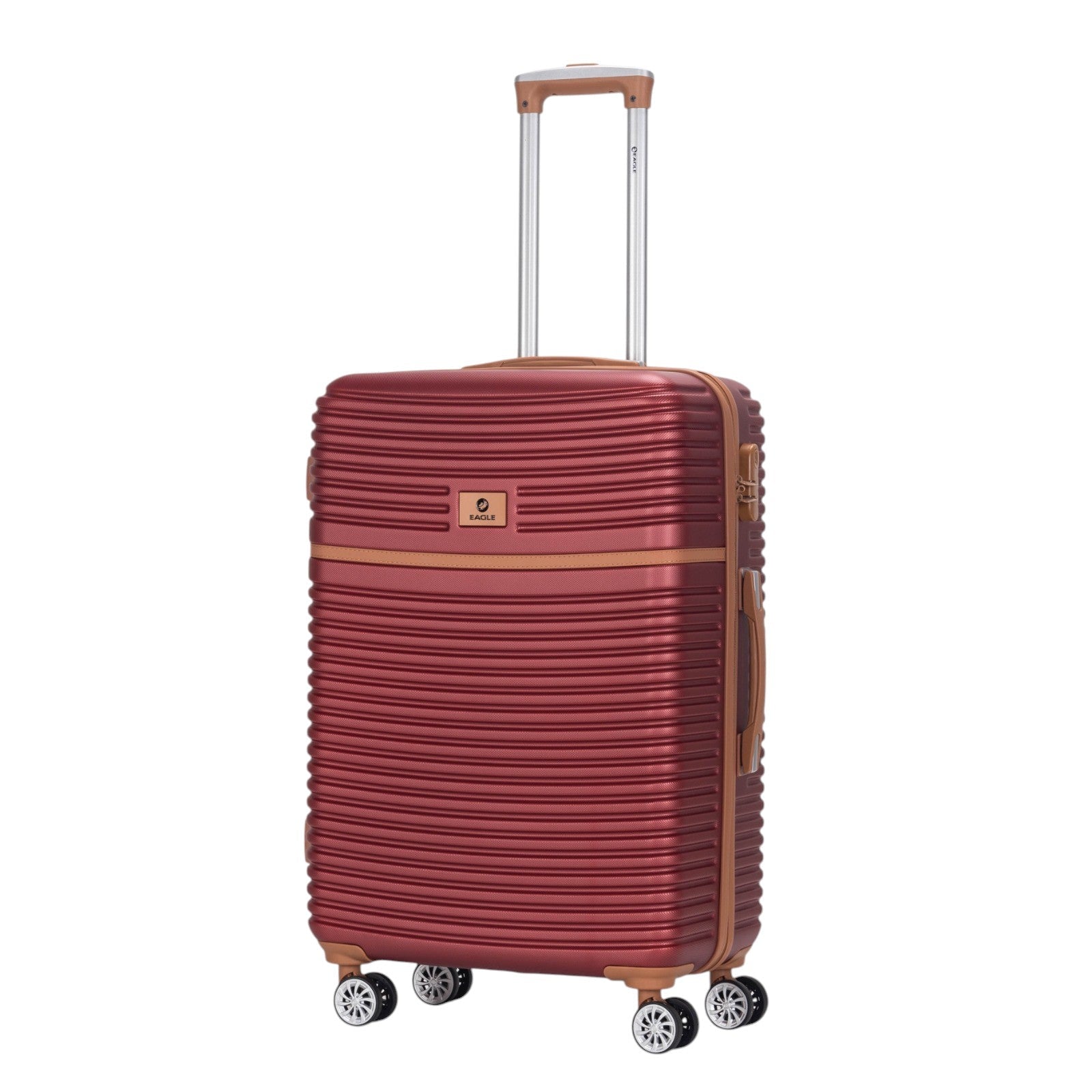 Eagle Lightweight Wheeled Luggage - Durable ABS Carry-On for Seamless Check-In and On-the-Go Adventures - Large