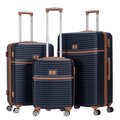 Eagle Lightweight Wheeled Luggage - Durable ABS Carry-On for Seamless Check-In and On-the-Go Adventures - Large