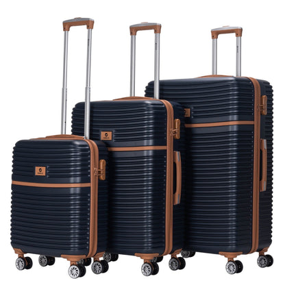 Eagle Lightweight Wheeled Luggage - Durable ABS Carry-On for Seamless Check-In and On-the-Go Adventures - Large