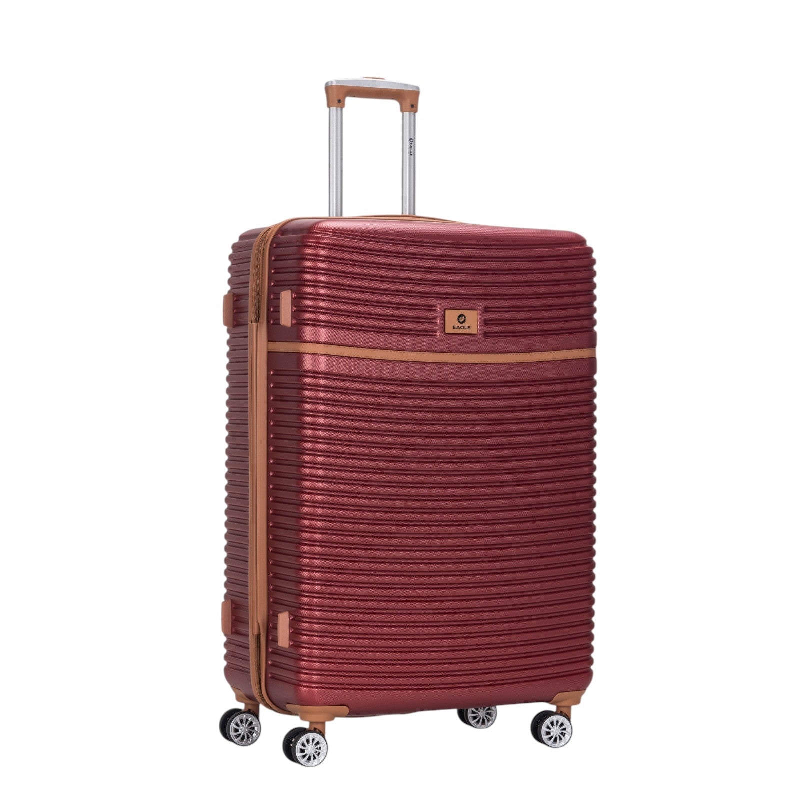 Eagle Lightweight Wheeled Luggage - Durable ABS Carry-On for Seamless Check-In and On-the-Go Adventures - Large