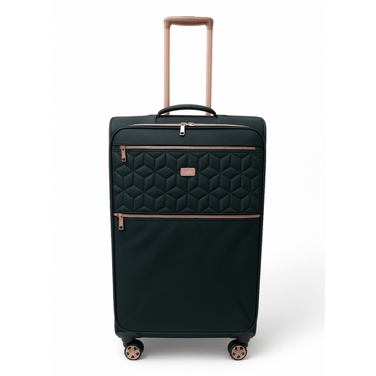 EAGLE Skyper Expandable Softshell Luggage - Super Light, 8-Wheel Spinner - Large