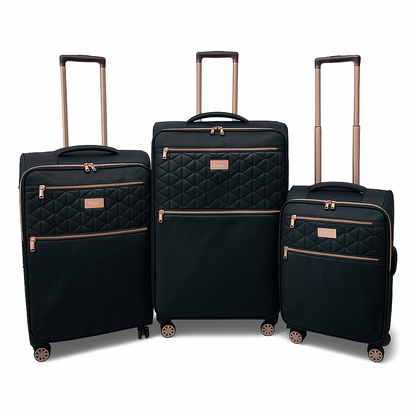 EAGLE Skyper Expandable Softshell Luggage - Super Light, 8-Wheel Spinner - Large