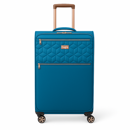 EAGLE Skyper Expandable Softshell Luggage - Super Light, 8-Wheel Spinner - Large