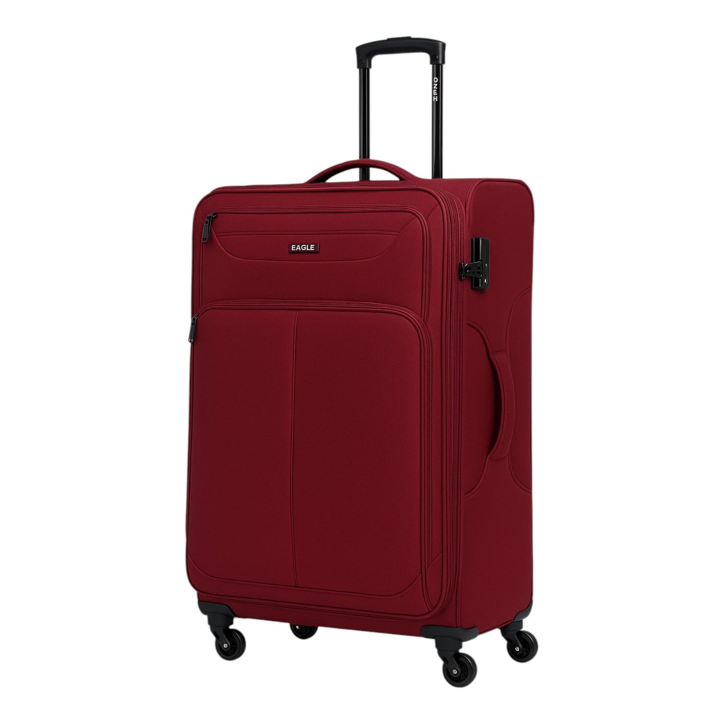 Eagle Super Lightweight 4 Wheels Spinner Soft Shell Expandable Luggage - Extra Large