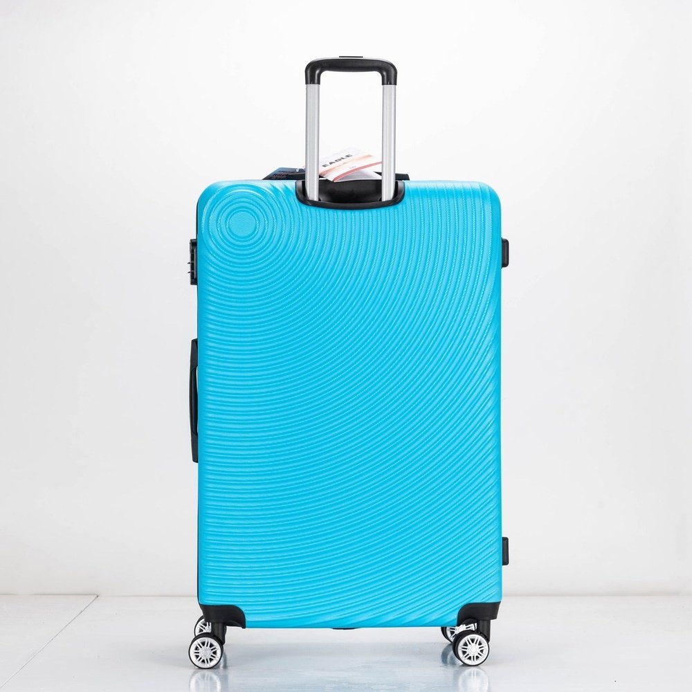 Eagle Air Spritz Lightweight ABS Hard Shell 4 Wheels Teal - Easy Luggage