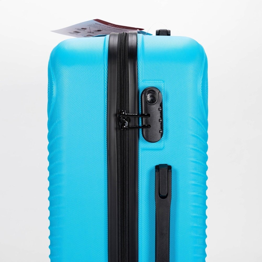 Eagle Air Spritz Lightweight ABS Hard Shell 4 Wheels Teal - Easy Luggage