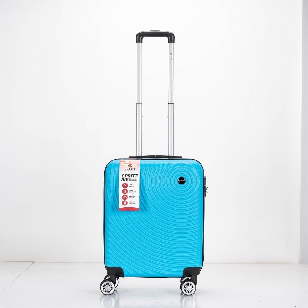 Eagle Air Spritz Lightweight ABS Hard Shell 4 Wheels Teal - Easy Luggage