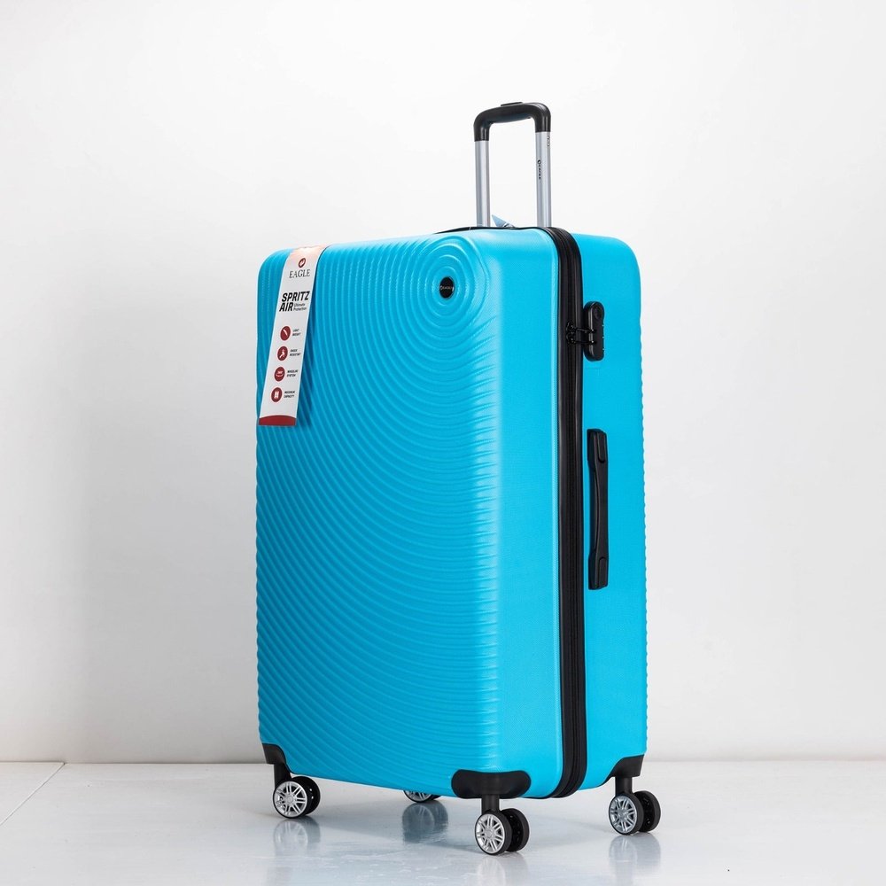 Eagle Air Spritz Lightweight ABS Hard Shell 4 Wheels Teal - Easy Luggage
