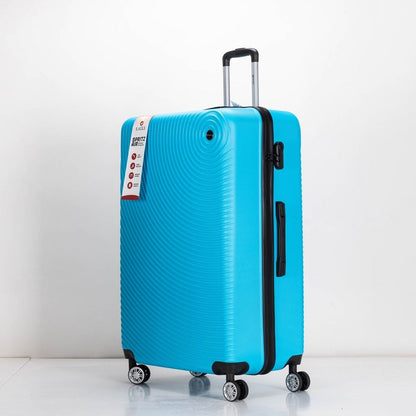 Eagle Air Spritz Lightweight ABS Hard Shell 4 Wheels Teal - Easy Luggage