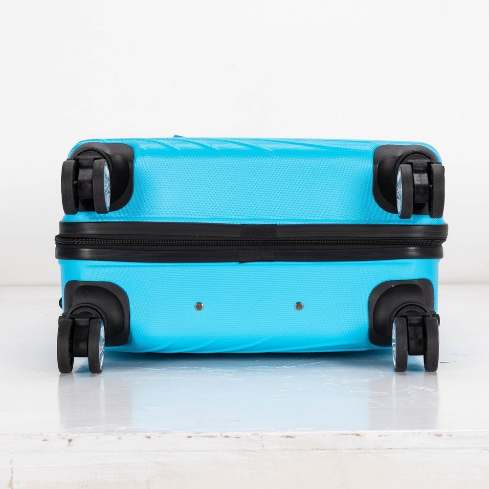 Eagle Air Spritz Lightweight ABS Hard Shell 4 Wheels Teal - Easy Luggage