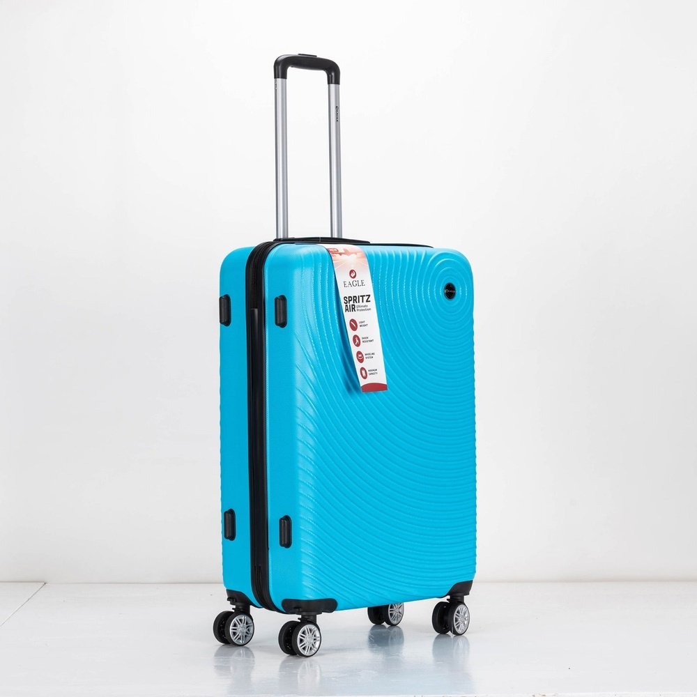 Eagle Air Spritz Lightweight ABS Hard Shell 4 Wheels Teal - Easy Luggage