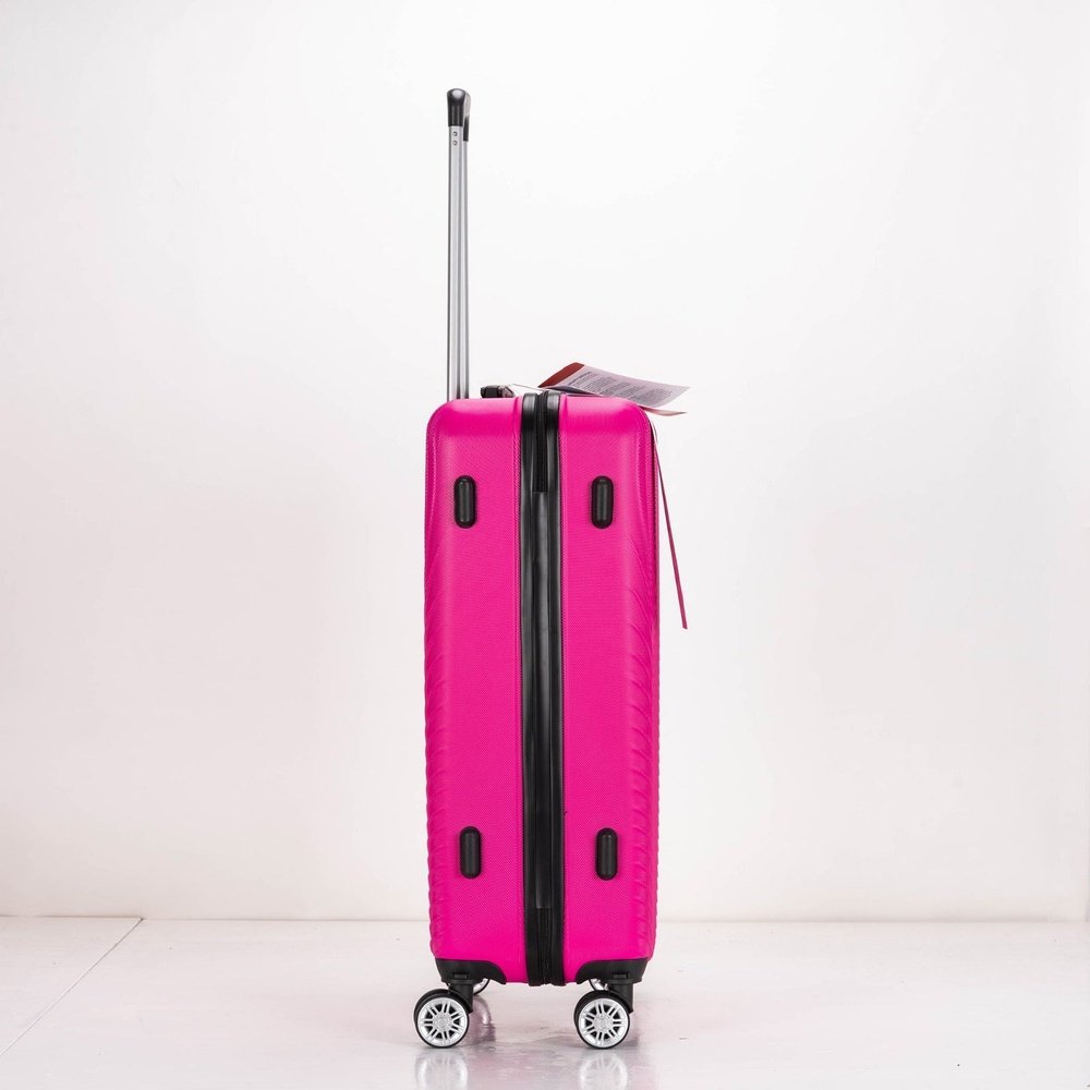 Eagle Air Spritz Lightweight ABS Hard Shell 4 Wheels Pink - Easy Luggage
