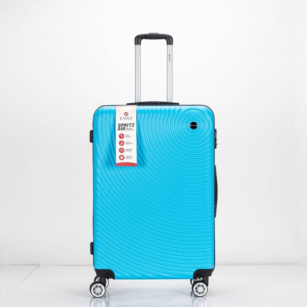 Eagle Air Spritz Lightweight ABS Hard Shell 4 Wheels Teal - Easy Luggage