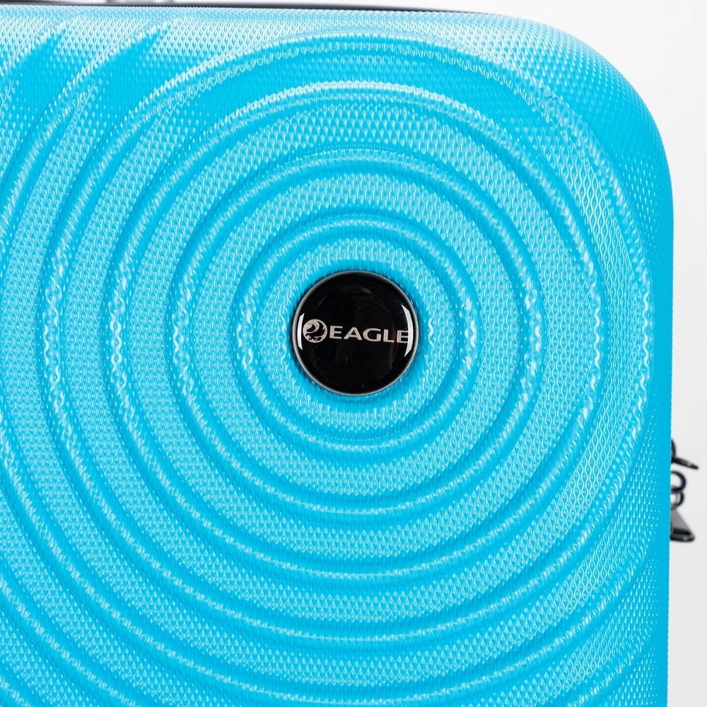 Eagle Air Spritz Lightweight ABS Hard Shell 4 Wheels Teal - Easy Luggage