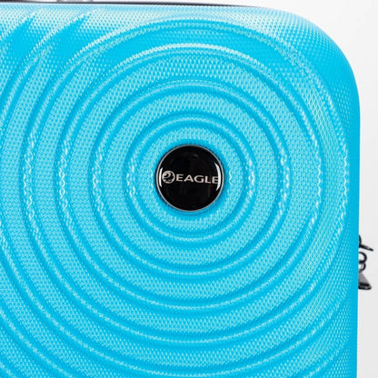 Eagle Air Spritz Lightweight ABS Hard Shell 4 Wheels Teal - Easy Luggage