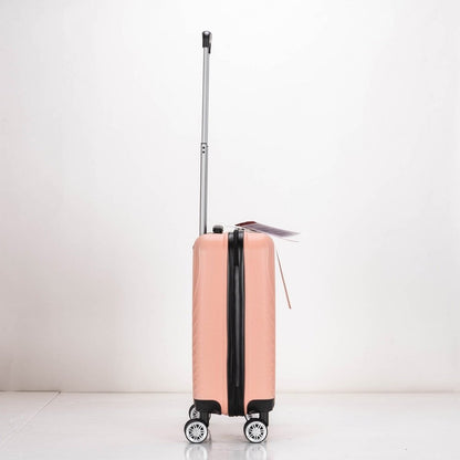 Eagle Air Spritz Lightweight ABS Hard Shell 4 Wheels Rose Gold - Easy Luggage