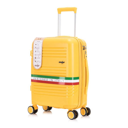 Eagle Trolley Case 20-inch yellow suitcase – lock detail