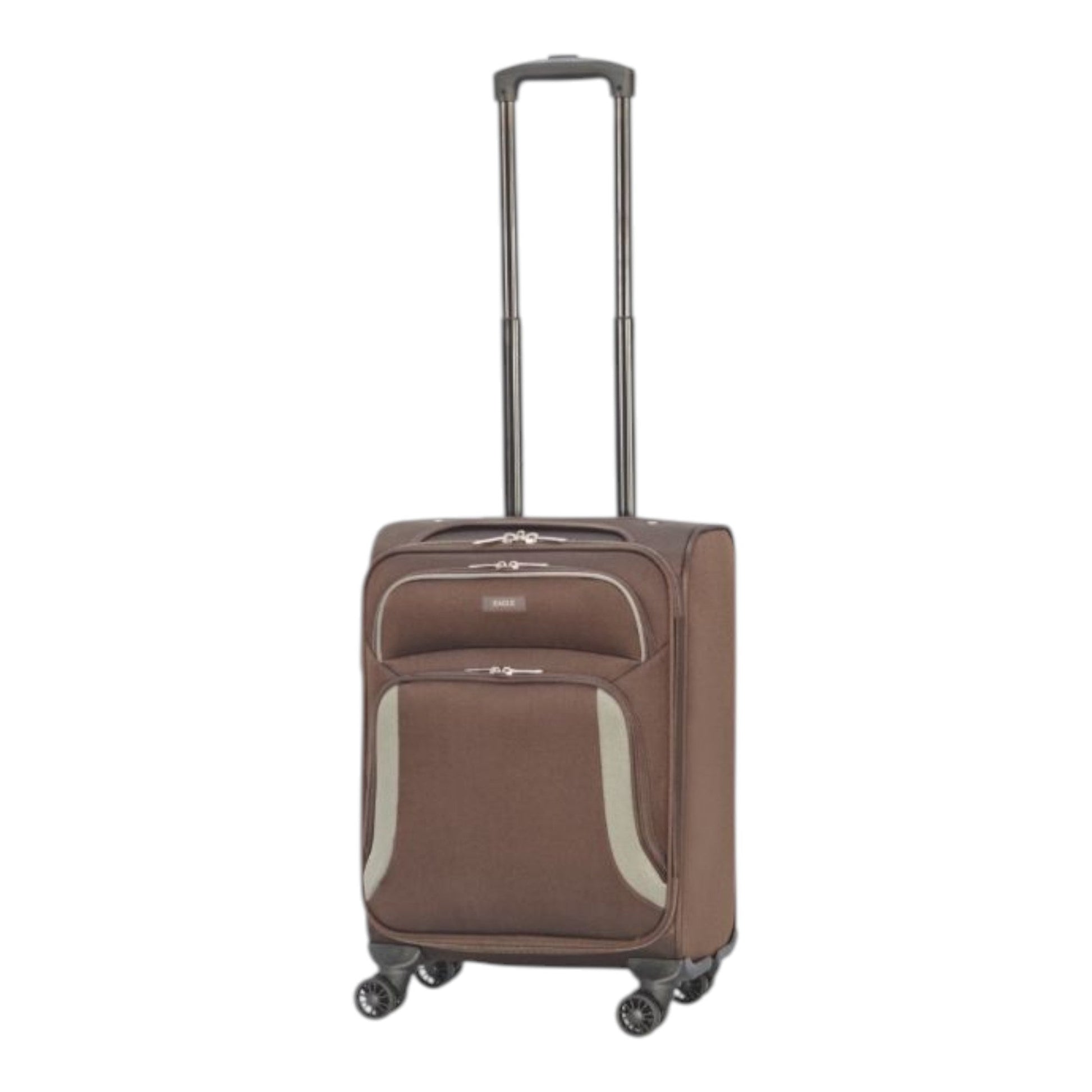 EAGLE - Premium Soft Suitcase with 4 Silent 360° Spinner Wheels, Combination Lock, and Elegant Design - Extra Large