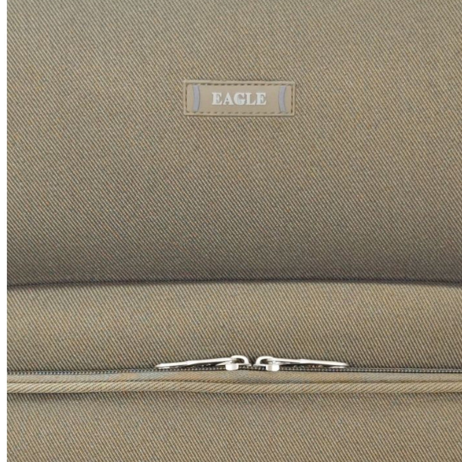 EAGLE - Premium Soft Suitcase with 4 Silent 360° Spinner Wheels, Combination Lock, and Elegant Design - Extra Large