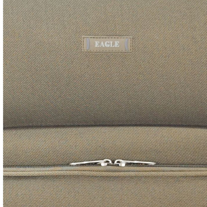 EAGLE - Premium Soft Suitcase with 4 Silent 360° Spinner Wheels, Combination Lock, and Elegant Design - Extra Large