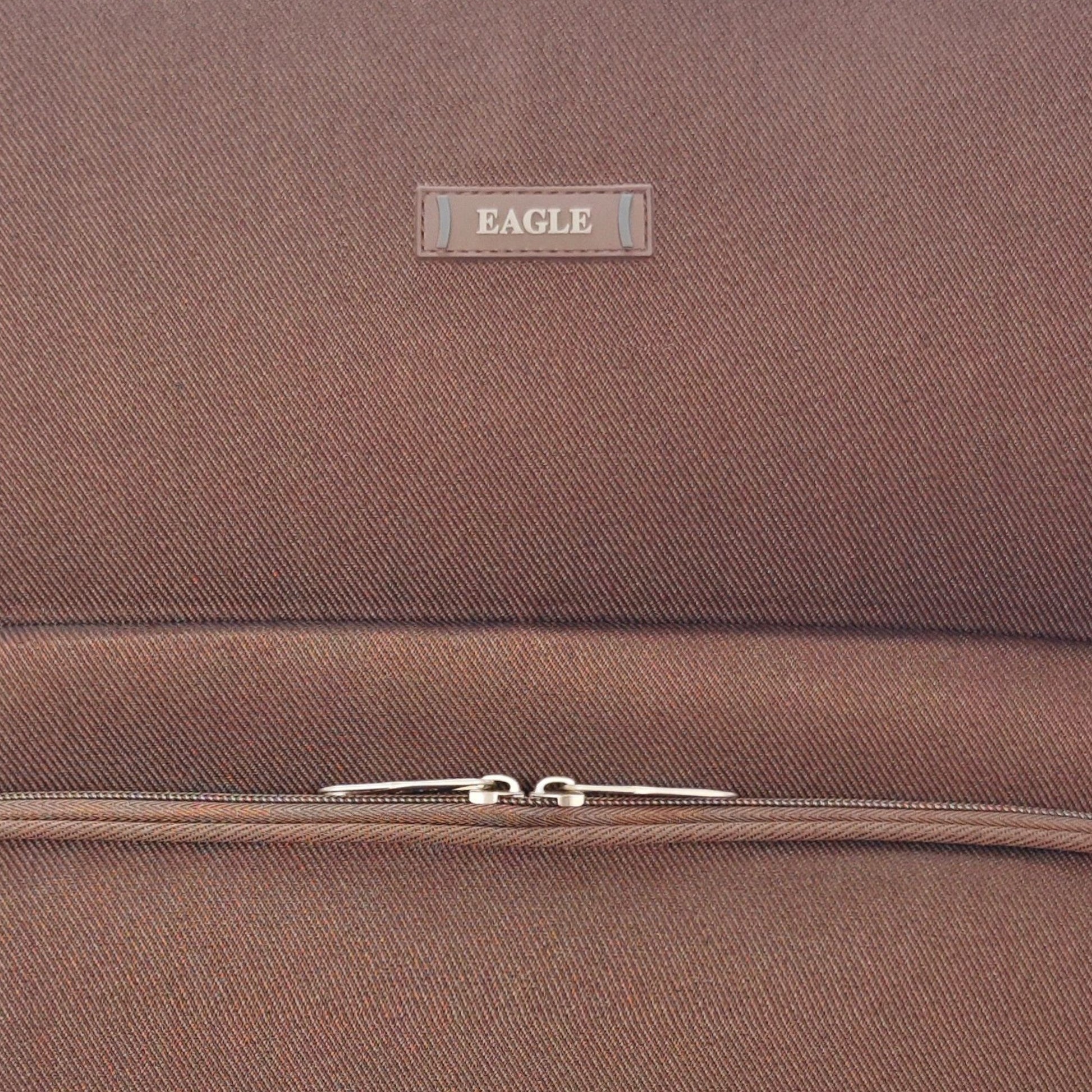 EAGLE - Premium Soft Suitcase with 4 Silent 360° Spinner Wheels, Combination Lock, and Elegant Design - Extra Large