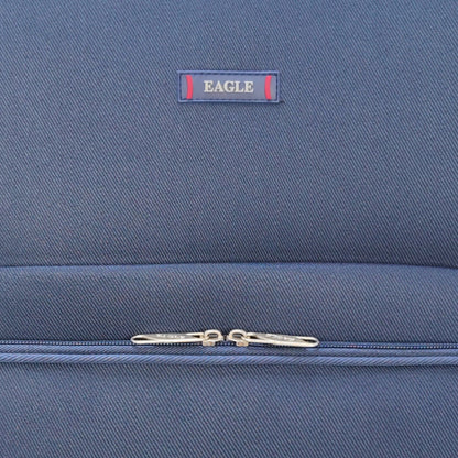 EAGLE - Premium Soft Suitcase with 4 Silent 360° Spinner Wheels, Combination Lock, and Elegant Design - Extra Large