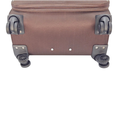 EAGLE - Premium Soft Suitcase with 4 Silent 360° Spinner Wheels, Combination Lock, and Elegant Design - Extra Large