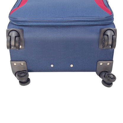 EAGLE - Premium Soft Suitcase with 4 Silent 360° Spinner Wheels, Combination Lock, and Elegant Design - Extra Large