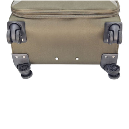 EAGLE - Premium Soft Suitcase with 4 Silent 360° Spinner Wheels, Combination Lock, and Elegant Design - Extra Large