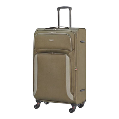 EAGLE - Premium Soft Suitcase with 4 Silent 360° Spinner Wheels, Combination Lock, and Elegant Design - Extra Large