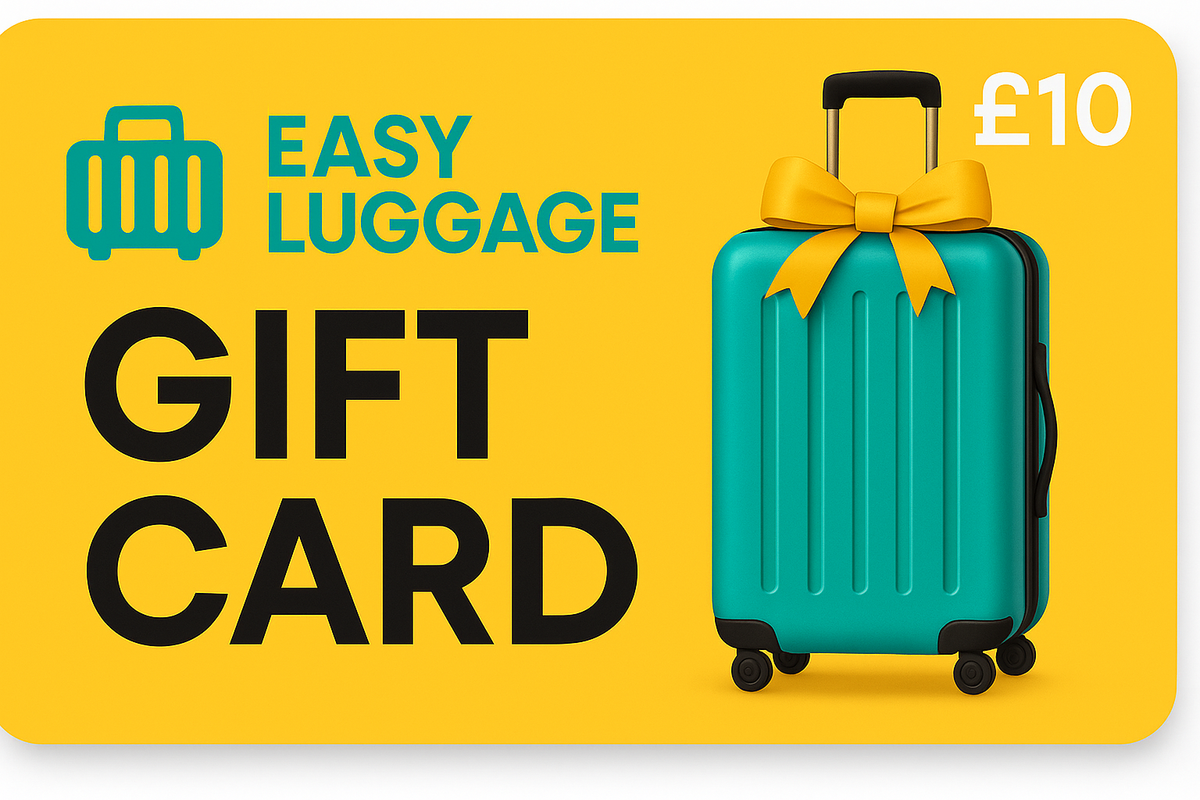 Easy Luggage Gift Card suitcase – front view