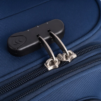 Explorador Expandable Soft Suitcase with Spinner Wheels & Lock - Cabin