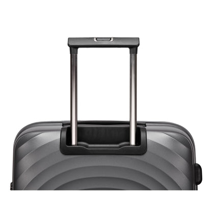 Fantana Hard Shell Polypropylene Suitcase 4 Wheels Travel Luggage Trolley Ultra Light Case - Large